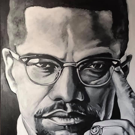 “Malcolm X" CANVAS PRINT